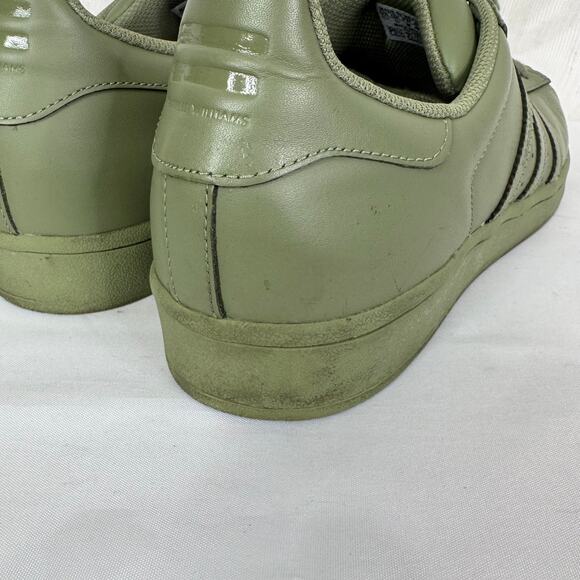 Adidas Superstar x Pharrell Equality Superstar Shift Olive Rare Men’s Size 11.5 - Picture 6 of 12